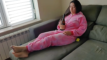 Using dizzy stepsister and filling her with sperm