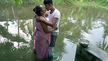 Hot Boudi Fucking at Outside!! Please Don't tell my Husband!!