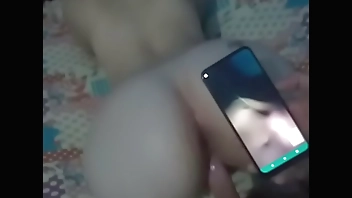 amigo gozou na chamada de video