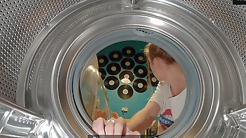 Step Sister Got Stuck Again into Washing Machine Had to Call Rescuers