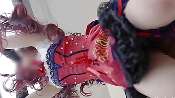 Japanese Cosplayer stage costume creampie pov 【Aliceholic13】