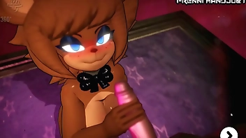 Fap Nights At Frenni's Night Club [ Hentai Game PornPlay ] Ep.4 furry footjob and cumshot in the office