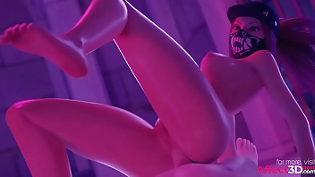 Hot babes having anal sex in a lewd 3d animation by The Count
