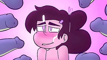 animation by missmoonified: pajama party with special guest