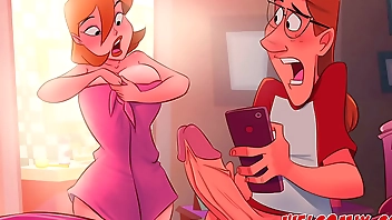 Sending nude photos to her husband - The Naughty Home Animation - Title 02