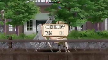 Pretty lady having sex with men in Its dif. to be a manager new hentai game video