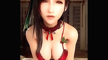 3D Compilation Tifa Lockhart Christmas Fuck Uncensored Hentai Final Fantasy 7 Remake