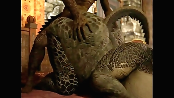 Mama Argonian loves Doggystyle