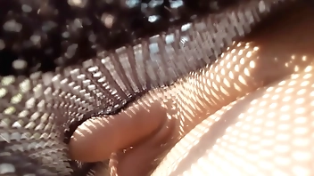 Wearing see through mesh shorts without lining in public PT2