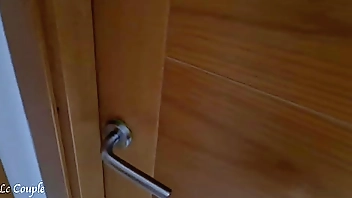 Friend visiting his friend's wife after he has left from home and making a POV video