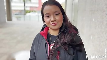 PutaLocura - Colombian chubby Aneko is caught by Torbe and swallows his shit