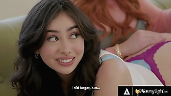 MOMMY'S GIRL - Angry MILF Sophia Locke DISCIPLINES Yet Again Misbehaving Stepbae Chloe Surreal!