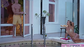 Two Euro MILFs Shalina Devine and Micky Muffin fight over stepsons big cock