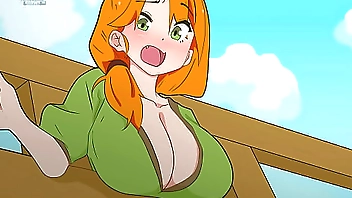 Alex got stuck in the fence, but Steve couldn't get past! Minecraft,Hentai,Cartoon,Parody !