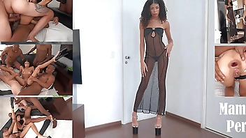 1.90m slim Japanese-Brazilian beauty, OB Honey first gangbang by 5 huge cocks (DAP, Anal, Triple anal attempt, huge gapes, bbc, monster cocks) OB380