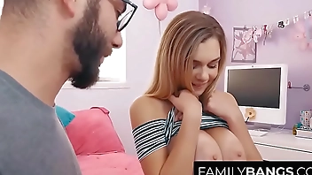 FamilyBangs.com ⭐ Big Titties for My Stepbrother after Passing the School Examn, Logan Long, Gabbie Carter