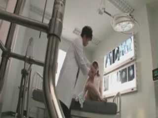 Hot Nippon nurse fucks horny doctor and gets fully inspected in XXX Tokyo porn