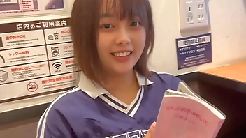 After all, it feels better to be penetrated by a warm cock than a toy... My boyfriend penetrated me from behind a lot at the internet cafe...