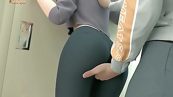 Big Cock Stepbro & Blonde Hottie Stepsister ▰ School Locker Room Fuck ▰ ULTRA Realistic 3D