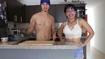 Making Hallacas and then blowjobs