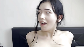 New teen with her first double vaginal penetration