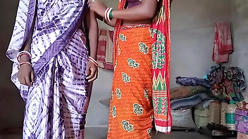 वाइफ और साली को यह दोनों को एक साथ साड़ी पहनना क जमकर चुसाई