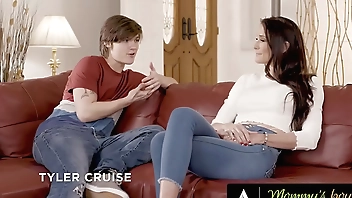 MOMMY'S BOY - He's Ready At ANYTHING To Convince Hot Stepmom Sofie Marie To Buy Him A New Car