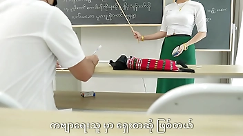 Teacher punish to her student while Fuck