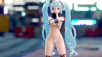 初音 3D 动漫/二次元 抖音风裸舞 可爱少女 （3D成人动漫）