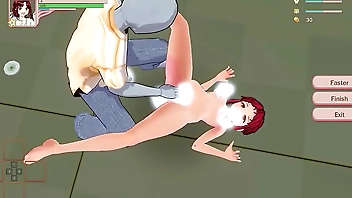 Red haired lady having sex in curs pantsu new porn hentai game video