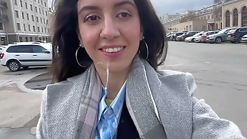 I missed you so much - Fuck me and cum on my face in this public shopping mall! - Cumwalk