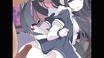 [EN/JP Sub - Uncensored] Maid Aris (Blue Archive) by Fujisaki Hikari