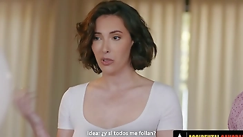 ACCIDENTAL GANGBANG - Hot Casey Calvert Get Gangbanged To Relieve Boredom FRENCH SUBTITLES