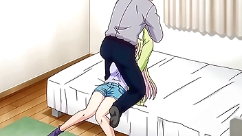 Blonde Stepsister Need To Suck Senpai Cock To Escape - Anime Hentai