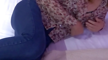 At the motel, my boss licks my pussy and I cum in his mouth, full intense orgasms