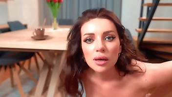 Caught stepmom masturbating then fucked her and cum on her face