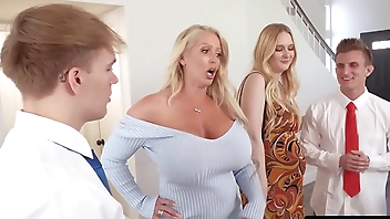 MomSwop - Giant Ass Moms Rewards Their Boys after Surprise Dinner