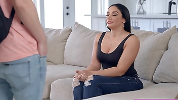 Big ass stepmom latina MILF Sheena Ryder excited for breeding season