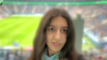 I get fucked in the stadium toilets during a football match