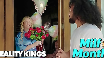 Curvy Jenna Starr Is All Alone On Mother's Day Until James Rings Her Bell Ready To Satisfy Her Needs - REALITY KINGS