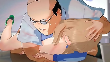 La tiny senpai se queda haciendo horas extra