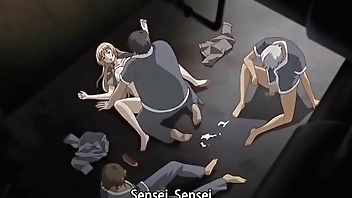 Hentai blonde fucked in stairwell