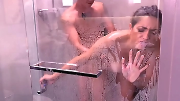 Busty MILF Valentina Bellucci Gets Pounded in the Shower and Bedroom