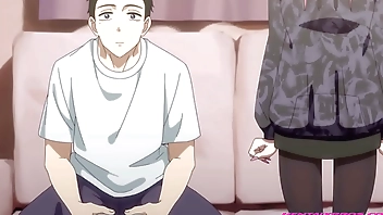 Step Sister gets bored and horny so she blows Stepbro's dick - UNCENSORED HENTAI