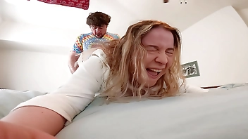 Wife films her stepson fucking her ass so she can give the vid to her cheating husband