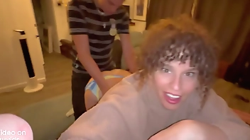 Stepmom Gives Stepson First Public Bathroom Fuck