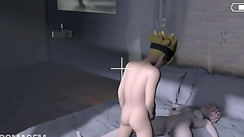 Boruto fucks Sakura while she sleeps