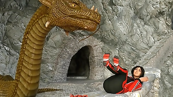Vore Chinese Dragon Eats Tourist Feet First