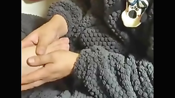 Lovely Life - The dog slave likes her mother’s feet and is so happy by her fragrant feet.