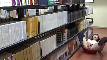 Hot Daring Asian Fucking in Public Library!